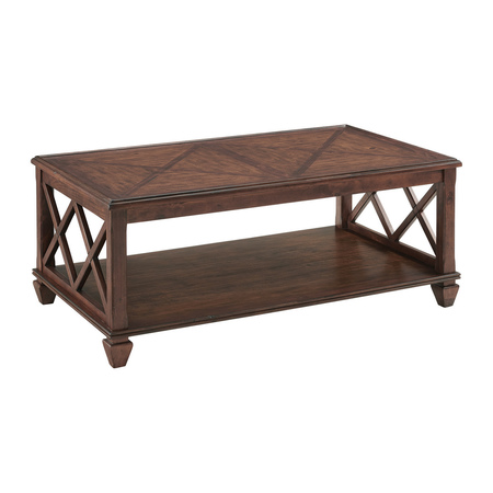 Alaterre Furniture Stockbridge 4-Piece Wood Living Room Set, Material: Pine ANSB011101162